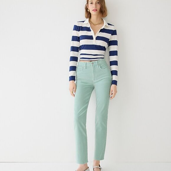 J. Crew Vintage straight pant in garment-dyed corduroy in dusty shale Sz 31 NWT! - Picture 2 of 6